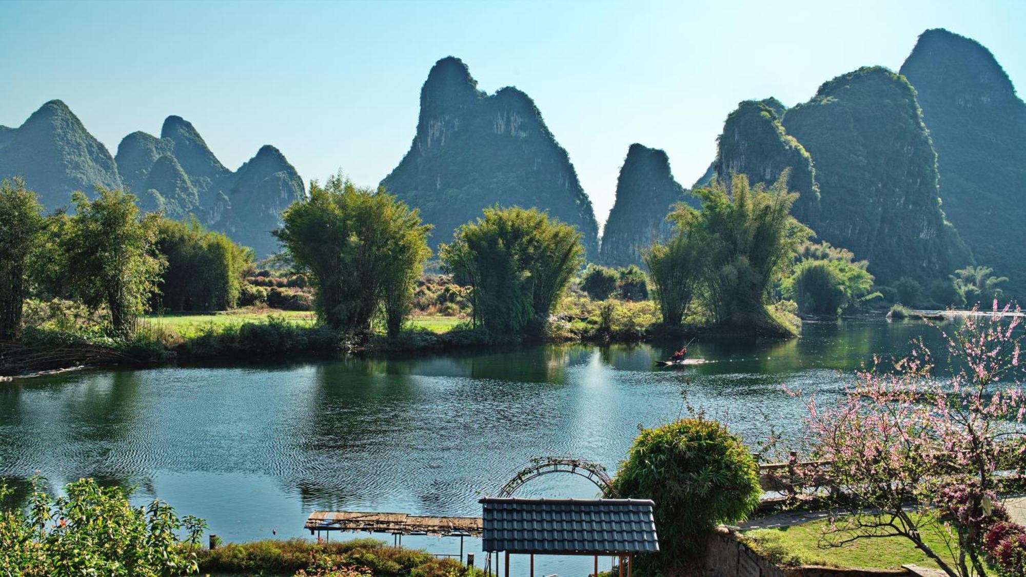 Hotel Yangshuo Mountain Retreat Exterior foto