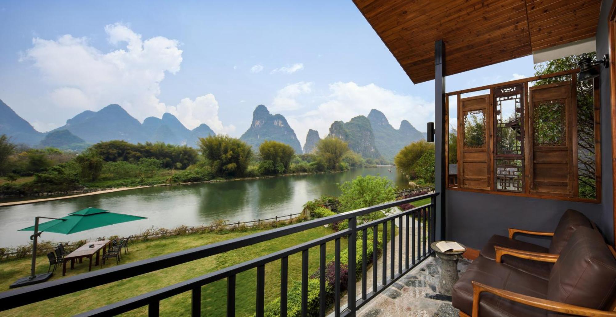 Hotel Yangshuo Mountain Retreat Exterior foto